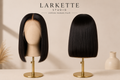 The Milano Blunt - 16-Inch Straight Bob Wig - Front and Back View