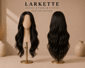 The Venice Cascade - 26 Inch Loose Wave Human Blend U-Part Wig - Front and Back View