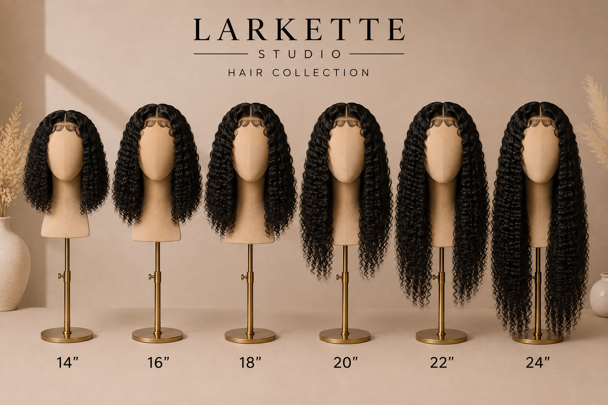 The Venice Velvet - Glueless Deep Wave Human Hair Lace Front Wig - Available in 14 to 24 Inches